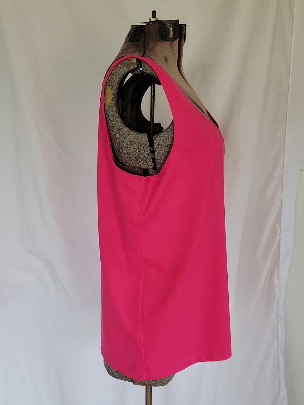 Chico's Tank Top, 3 = L/XL, Pink - Picture 4 of 11